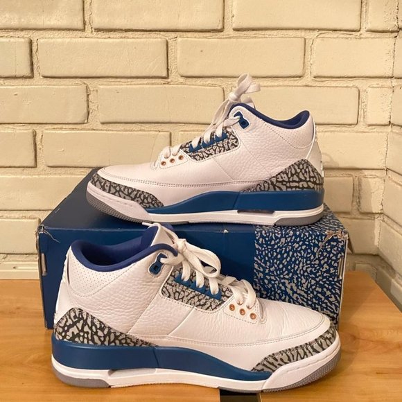 Air Jordan 3 Retro 'Washington Wizards' 2023 Size 9 - Picture 9 of 10